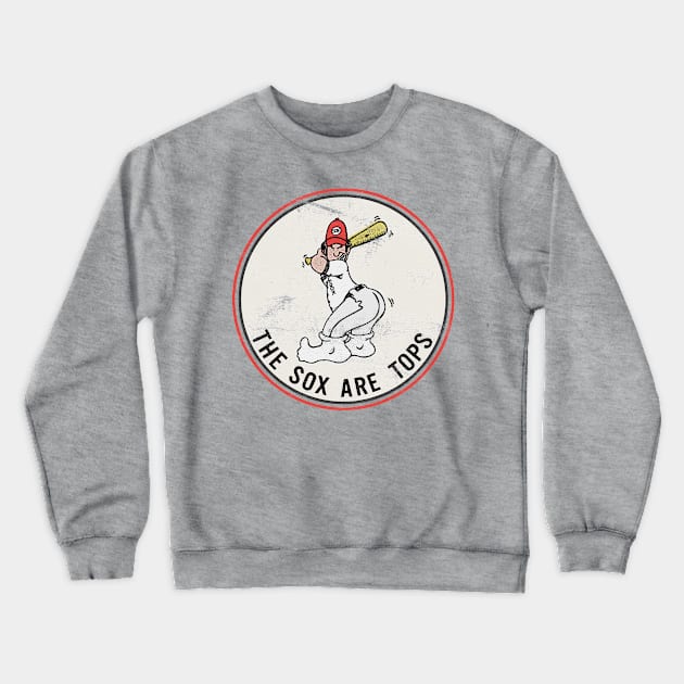 The Sox Are Tops --- Faded Style Design Crewneck Sweatshirt by CultOfRomance